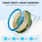 15W For Magsafe Wireless Charger Phone Charge Pad For iPhone 17 16 15 14 13 12 Pro Max AirPods 4/3 Pro Fast Charging Station - HappyHive