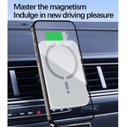 100W Magnetic Wireless Car Charger Air Outlet Phone Holder for iPhone 16 15 14 13 12 Pro Max Fast Wireless Car Charging Station - HappyHive